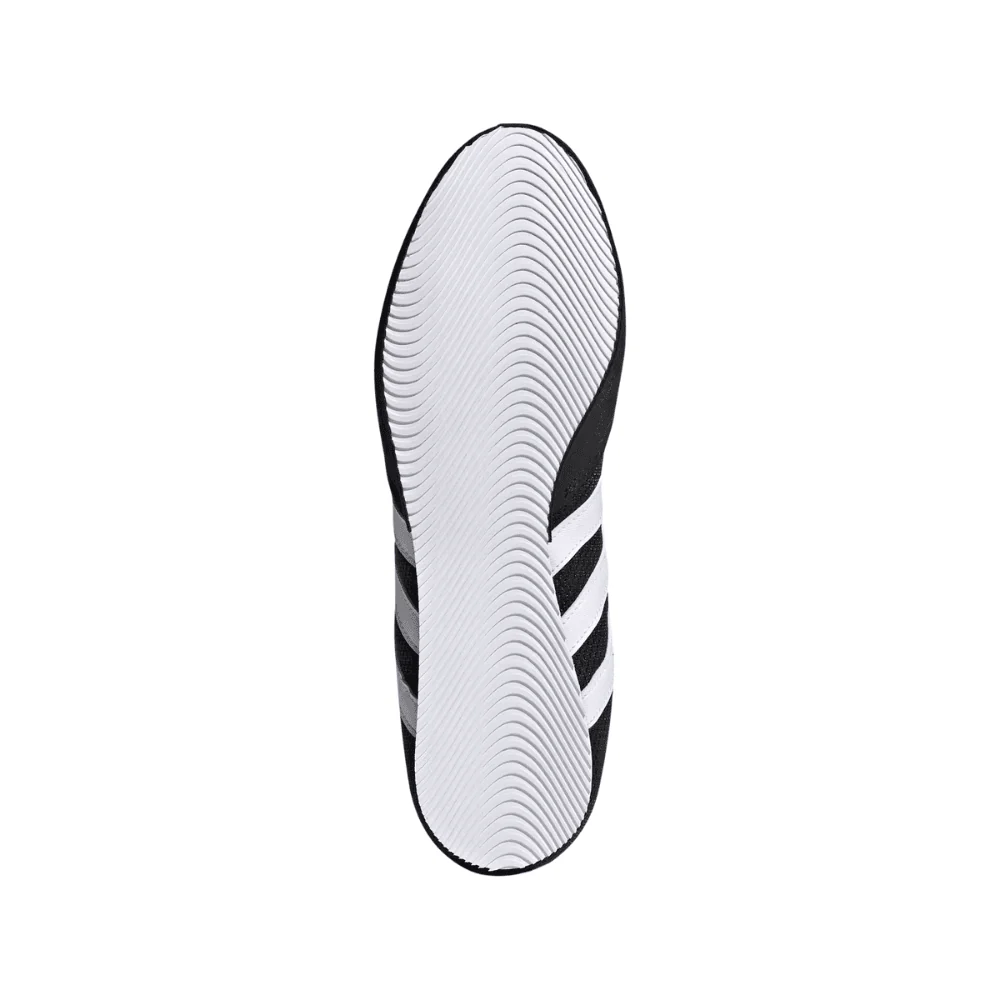 adidas Box Hog II Boxing Boots Black/White - Image 6