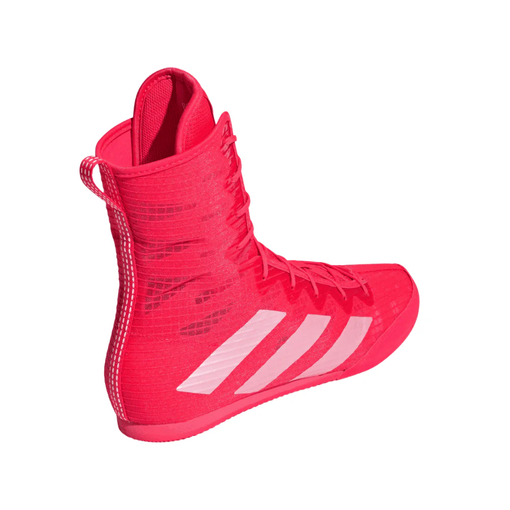 adidas Box Hog IV Boxing Boots Red/White - Image 3