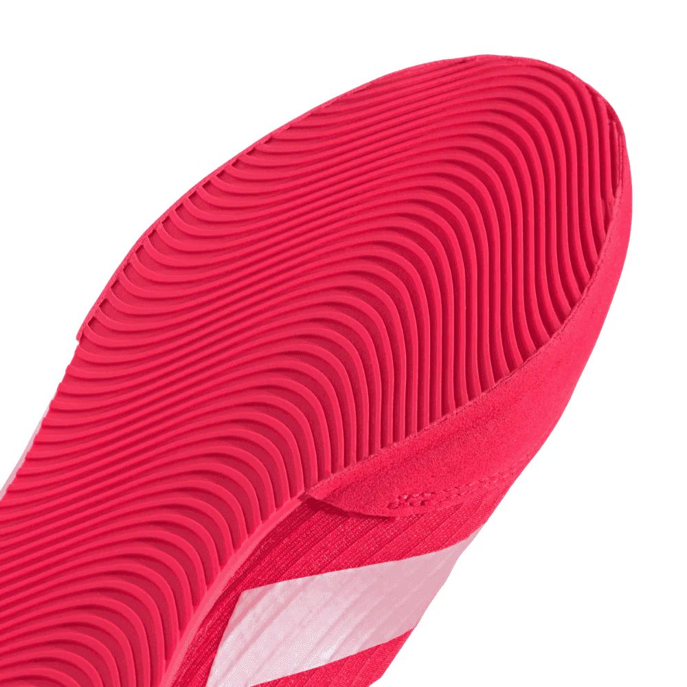adidas Box Hog IV Boxing Boots Red/White - Image 4
