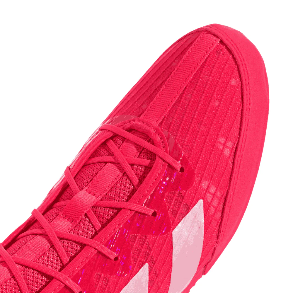 adidas Box Hog IV Boxing Boots Red/White - Image 5