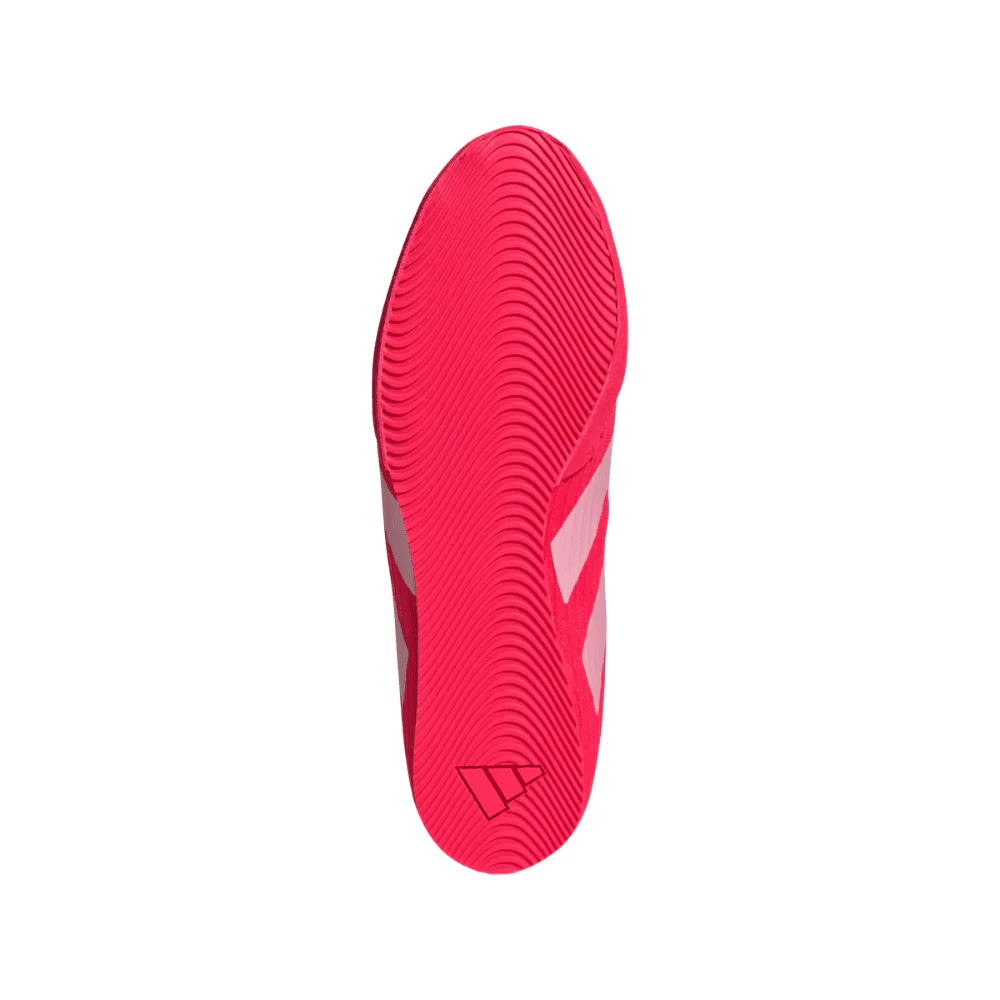 adidas Box Hog IV Boxing Boots Red/White - Image 7