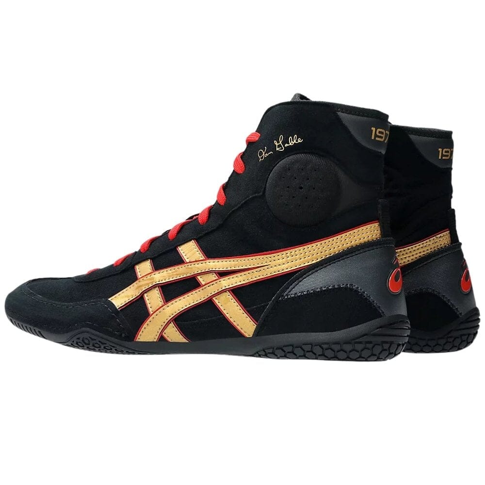 Asics Dan Gable Evo 3 Wrestling Shoes Black/Pure Gold - Image 7