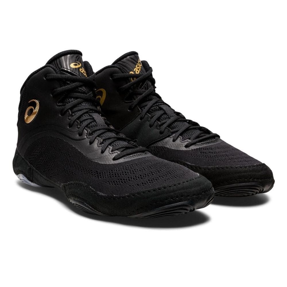 Asics Split Elite Wrestling Shoes Black/Gold - Image 6