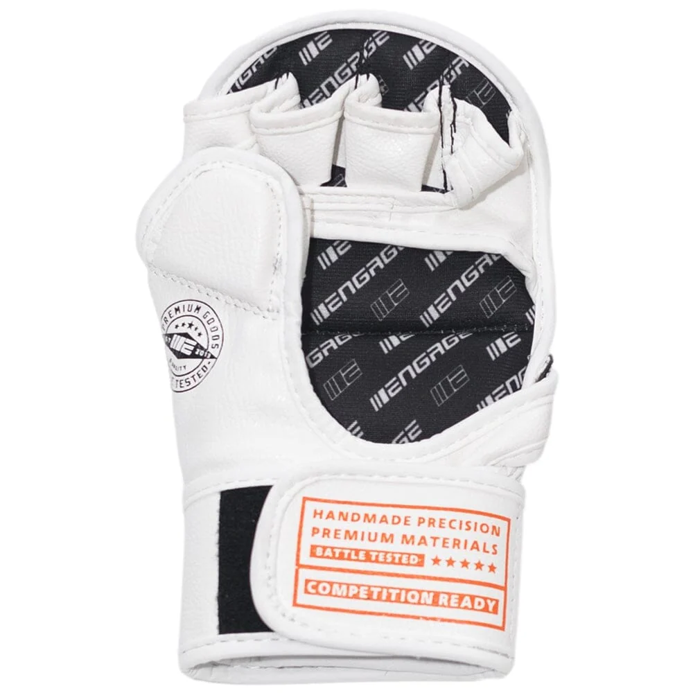 Engage W.I.P Series MMA Grappling Gloves White - Image 3