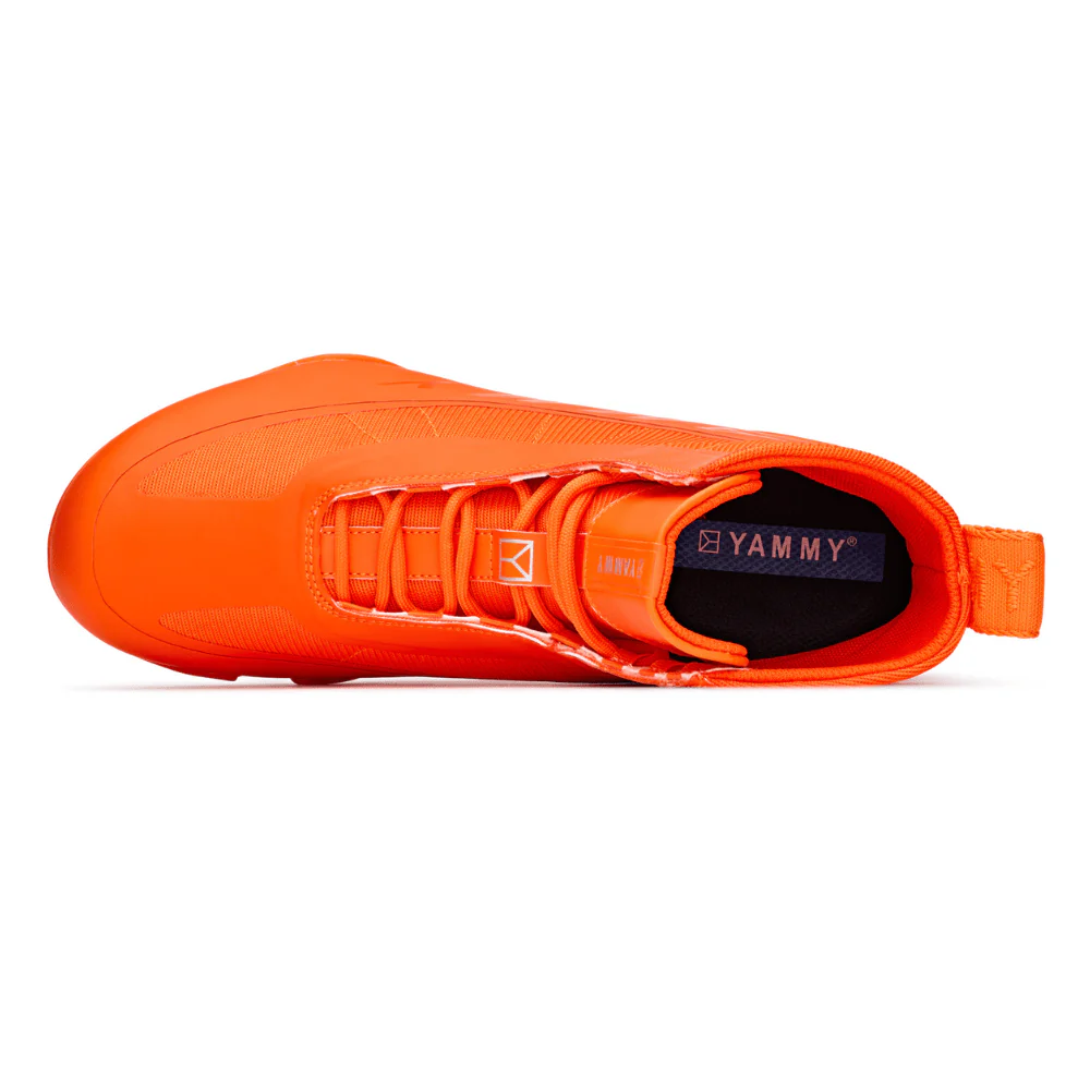 YAMMY Flux Orange Mid Boxing Shoes - Image 5